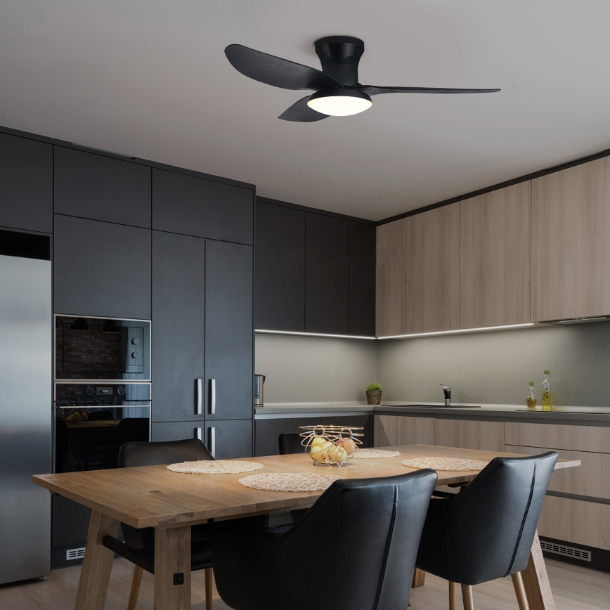 Brilagi - LED himmennettävä kattovalo LED/30W/230V 3000-6500K musta + kauko-ohjaus