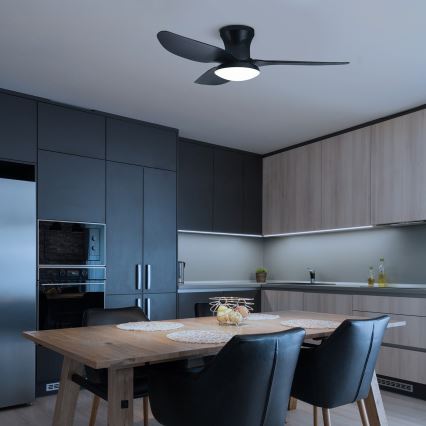 Brilagi - LED himmennettävä kattovalo LED/30W/230V 3000-6500K musta + kauko-ohjaus