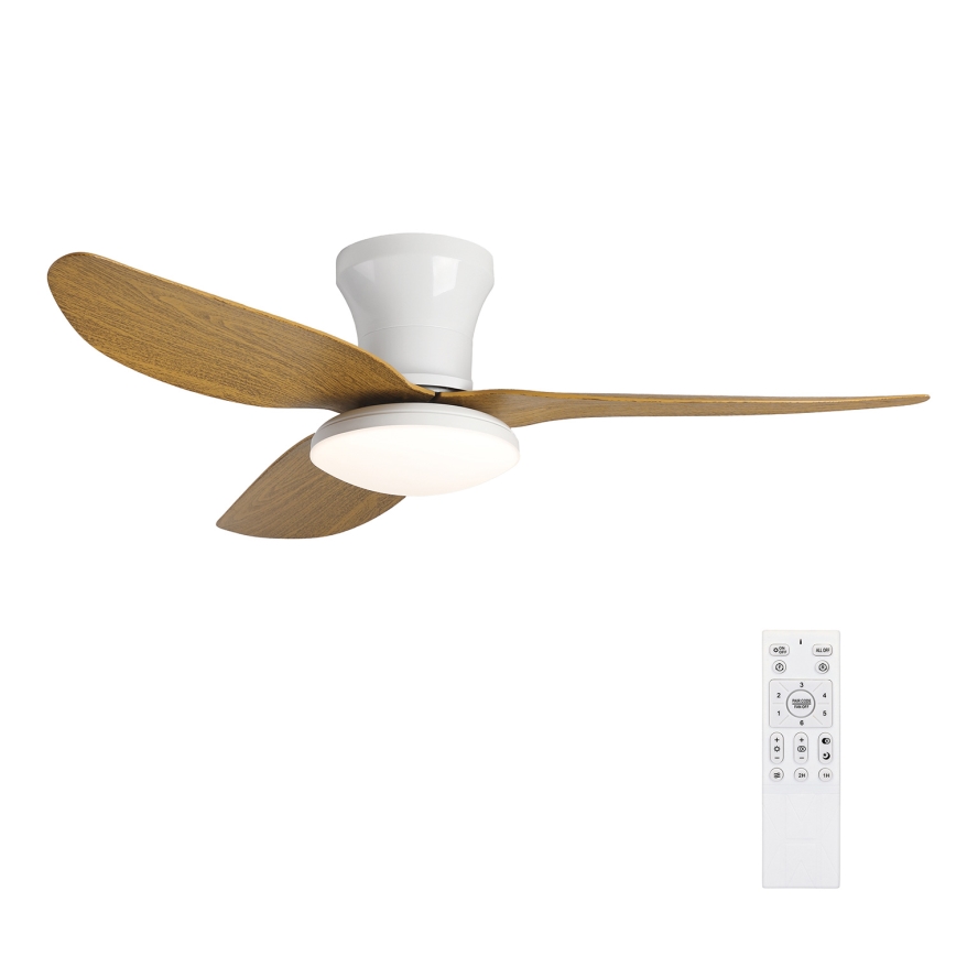 Brilagi - LED himmennettävä kattovalo LED/30W/230V 3000-6500K valkoinen/ruskea + kauko-ohjaus