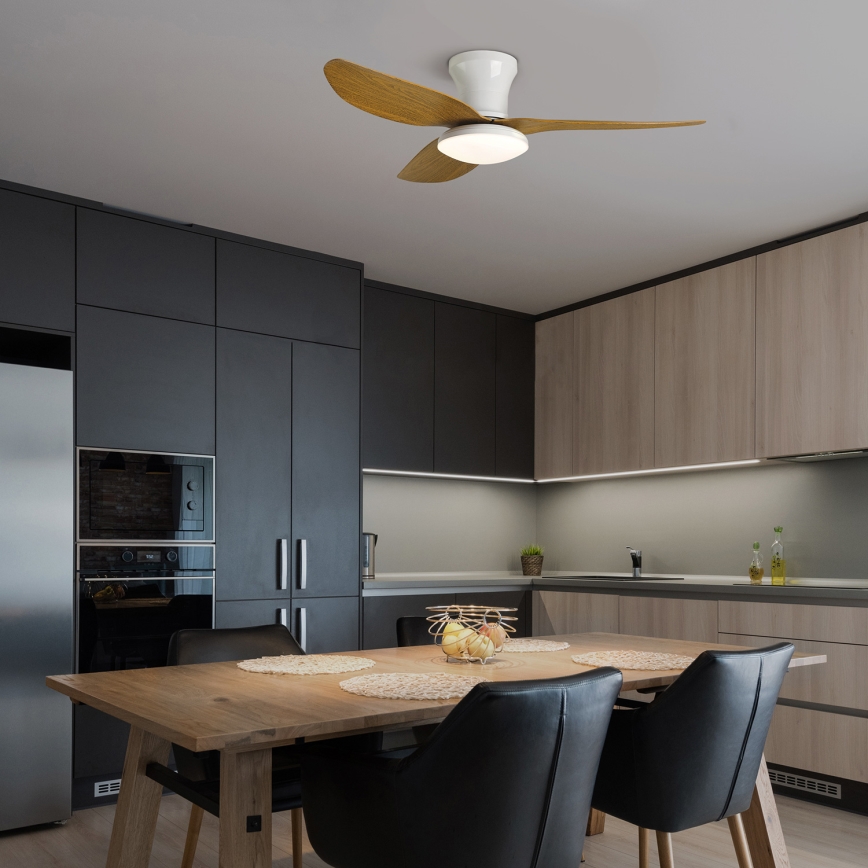 Brilagi - LED himmennettävä kattovalo LED/30W/230V 3000-6500K valkoinen/ruskea + kauko-ohjaus