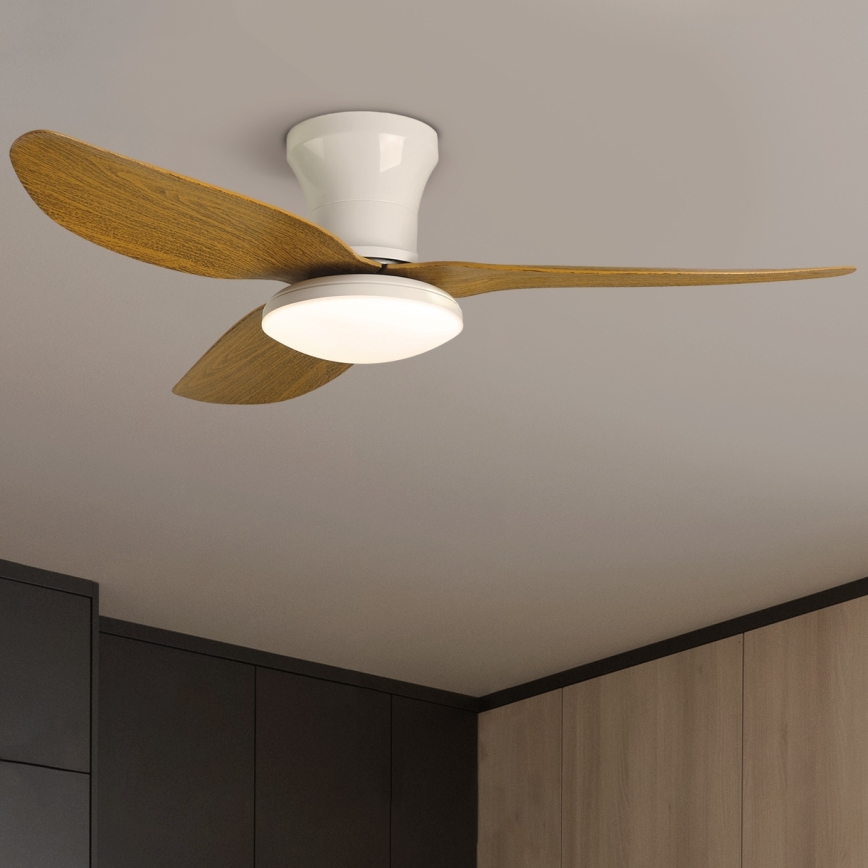 Brilagi - LED himmennettävä kattovalo LED/30W/230V 3000-6500K valkoinen/ruskea + kauko-ohjaus