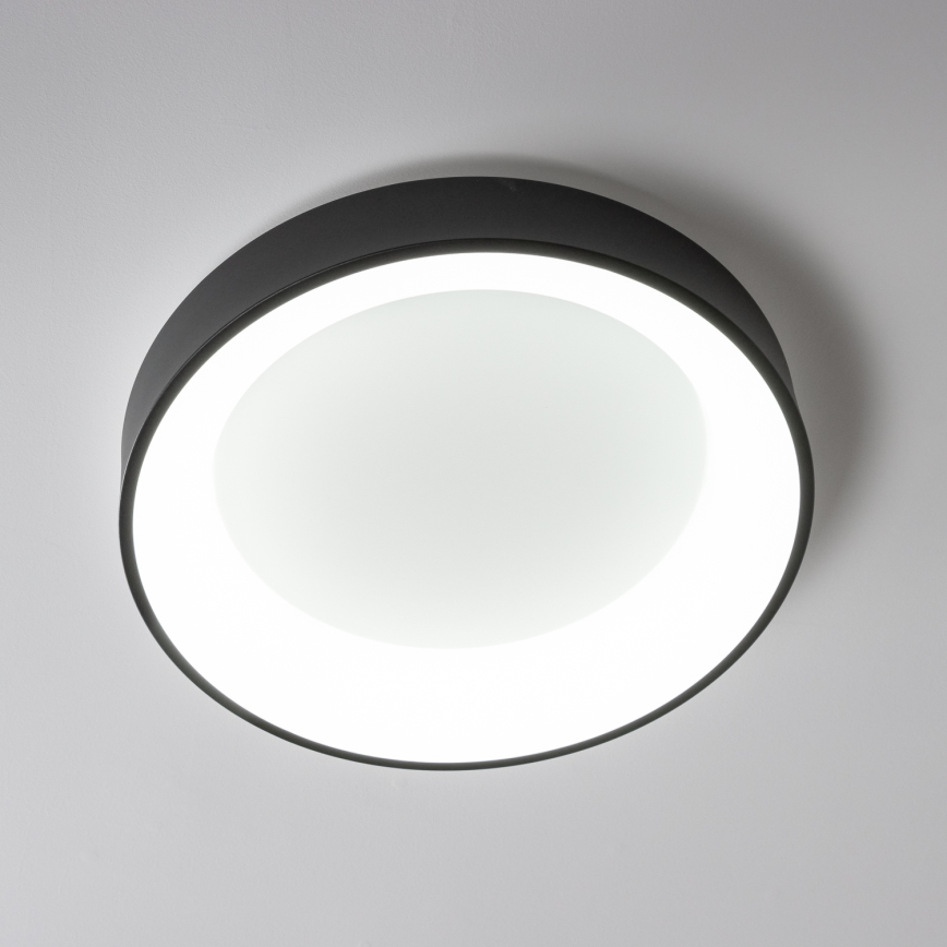 Brilagi - LED Himmennettävä kattovalo FALCON LED/40W/230V 3000-6500K musta + kauko-ohjain