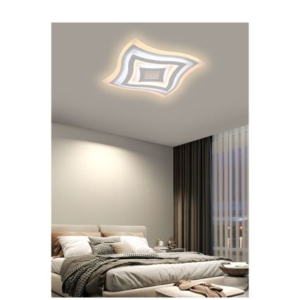 Brilagi - LED Himmennettävä kattovalo MODERN LED/102W/230V 2700-6500K + kaukosäädin