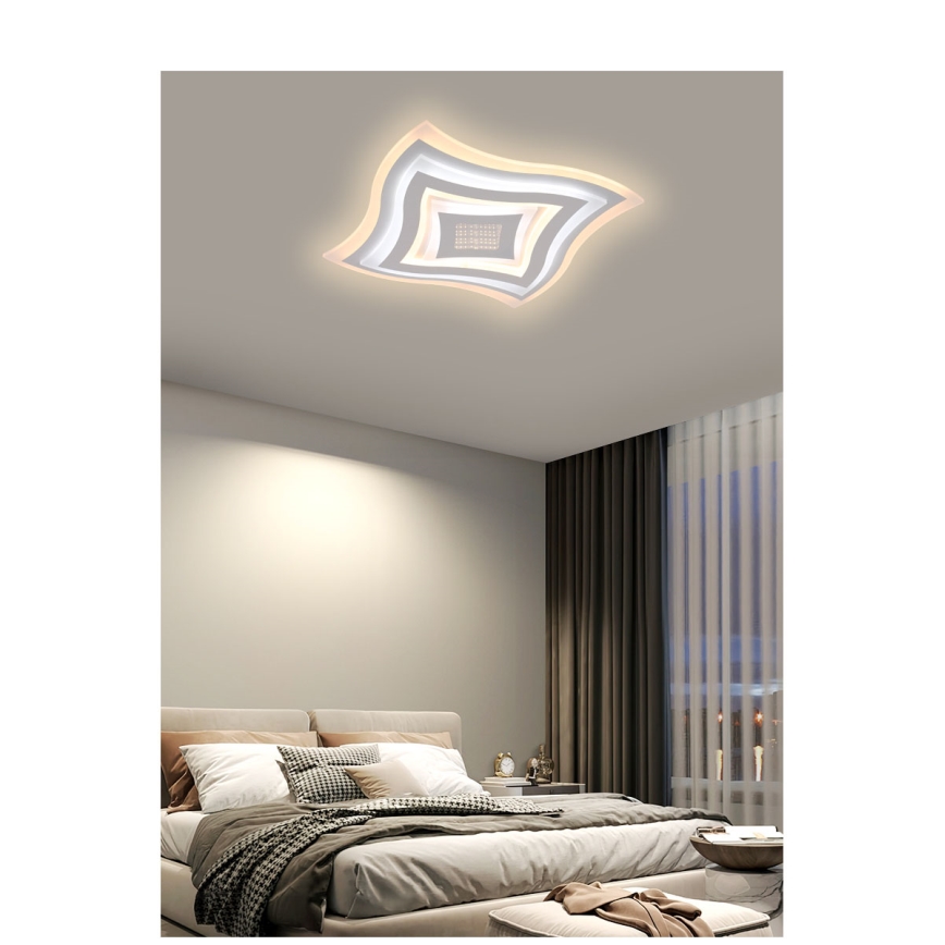 Brilagi - LED Himmennettävä kattovalo MODERN LED/102W/230V 2700-6500K + kaukosäädin