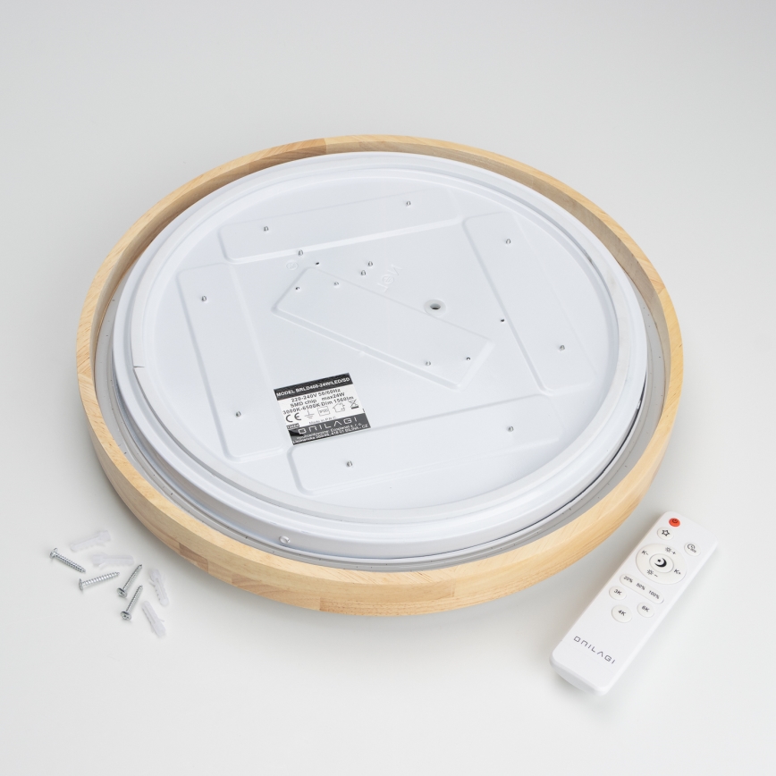 Brilagi - LED Himmennettävä kattovalo PINE LED/24W/230V 3000-6500K  + kauko-ohjain