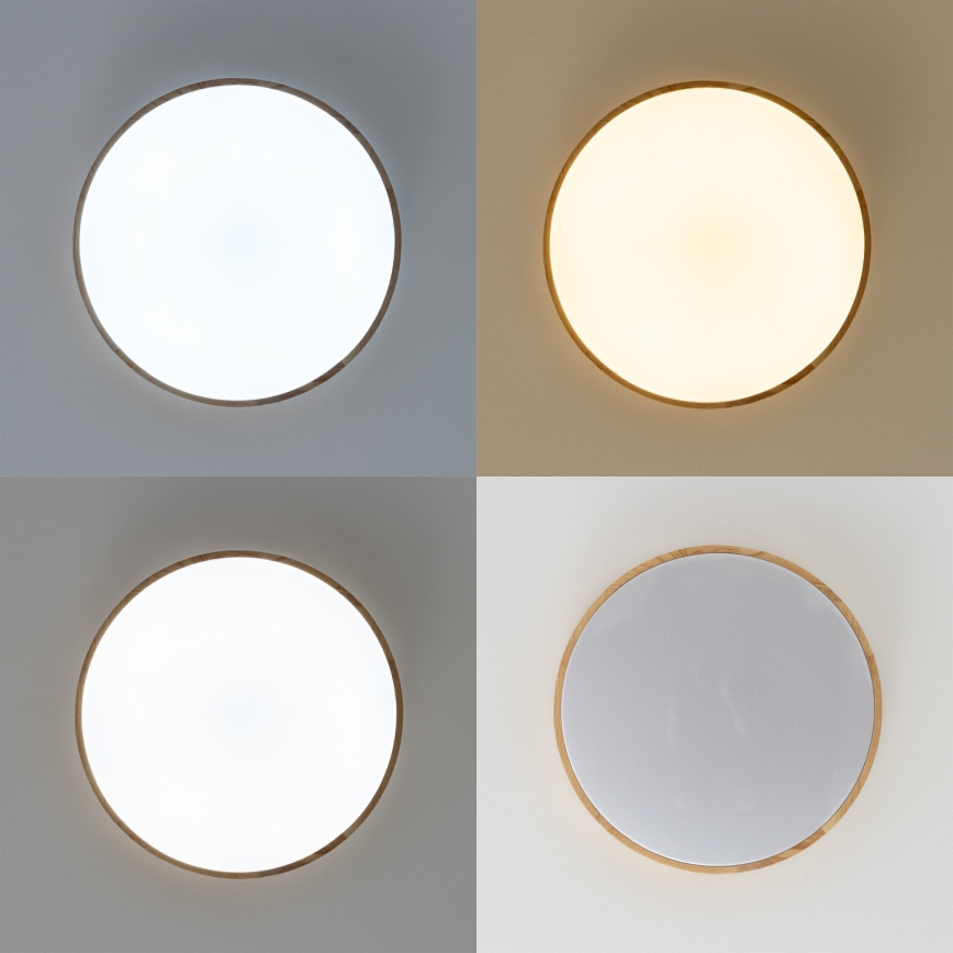 Brilagi - LED Himmennettävä kattovalo PINE LED/60W/230V 3000-6500K  + kauko-ohjain
