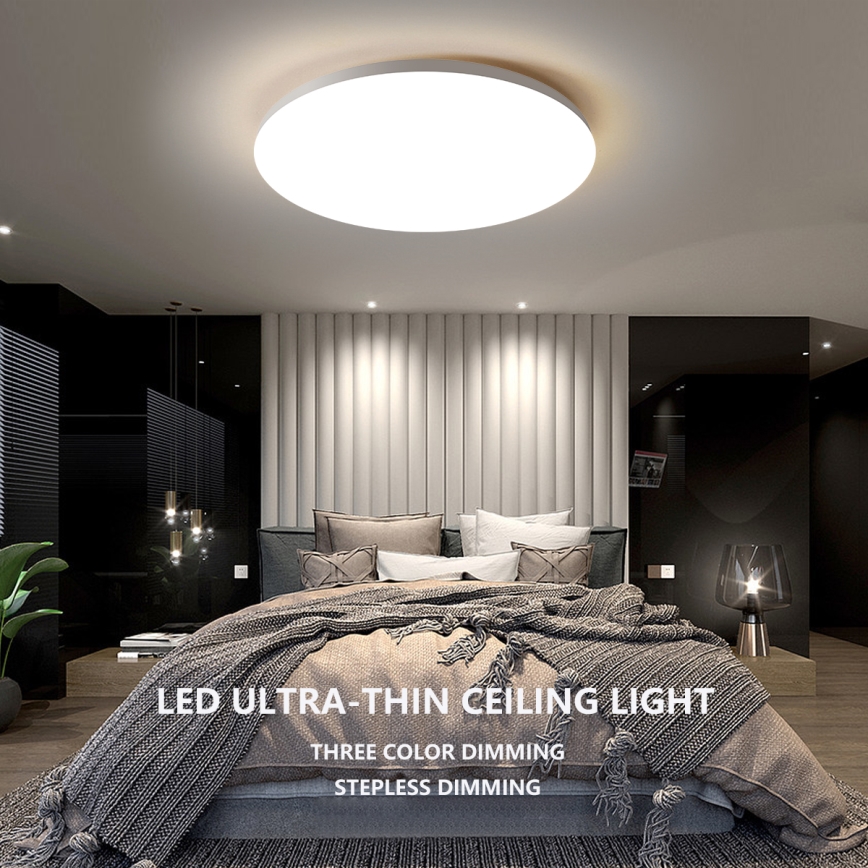 Brilagi - LED Himmennettävä kattovalo SMART LED/24W/230V Wi-Fi Tuya + kaukosäädin