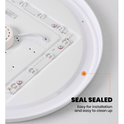 Brilagi - LED Himmennettävä kattovalo SMART LED/24W/230V Wi-Fi Tuya + kaukosäädin