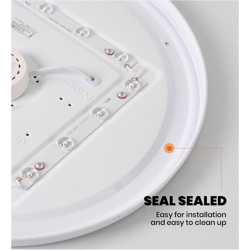 Brilagi - LED Himmennettävä kattovalo SMART LED/24W/230V Wi-Fi Tuya + kaukosäädin