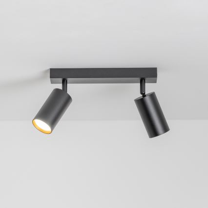 Brilagi - LED-himmennettävä kohdevalaisin SELE 2xGU10/6,5W/230V 2700-6500K musta/kultainen