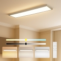 Brilagi - LED himmennettävä kylpyhuoneen kattovalaisin FRAME SMART LED/50W/230V 120x30 cm 3000-6000K IP44 beige + kaukosäädin