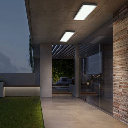 Brilagi - LED-himennettävä kylpyhuoneen kattovalaisin FRAME SMART LED/50W/230V 120x30 cm 3000-6000K IP44 valkoinen + kaukosäädin