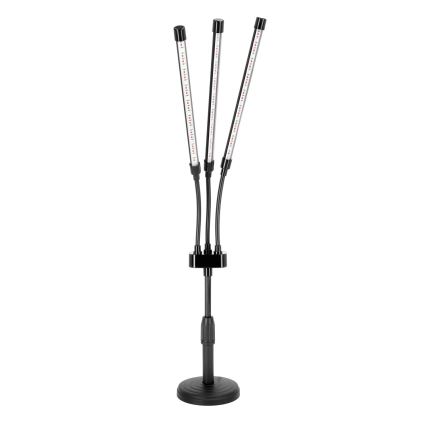 Brilagi - LED Himmennettävä joustava pöytävalaisin kasvien kasvattamiseen VITABLOOM 3xLED/10W/230V musta