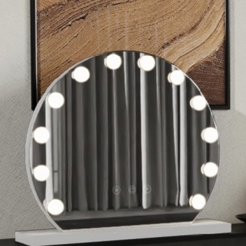 Brilagi - LED himmennettävä meikkipeili HOLLYWOOD LED/12W/230V 3000/4000/6500K