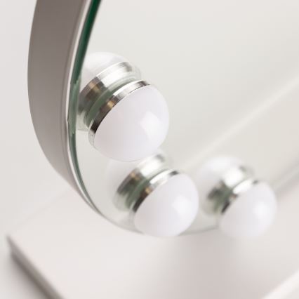 Brilagi - LED himmennettävä meikkipeili HOLLYWOOD LED/12W/230V 3000/4000/6500K