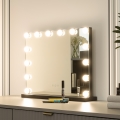 Brilagi - LED himmennettävä meikkipeili HOLLYWOOD LED/15W/230V 3000/4000/6500K