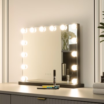 Brilagi - LED himmennettävä meikkipeili HOLLYWOOD LED/15W/230V 3000/4000/6500K