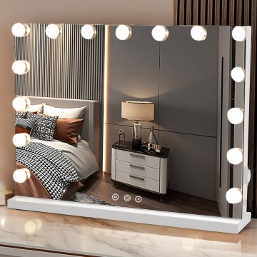 Brilagi - LED himmennettävä meikkipeili HOLLYWOOD LED/15W/230V 3000/4000/6500K