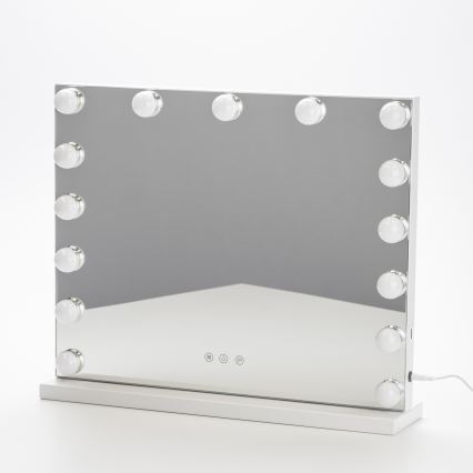Brilagi - LED himmennettävä meikkipeili HOLLYWOOD LED/15W/230V 3000/4000/6500K