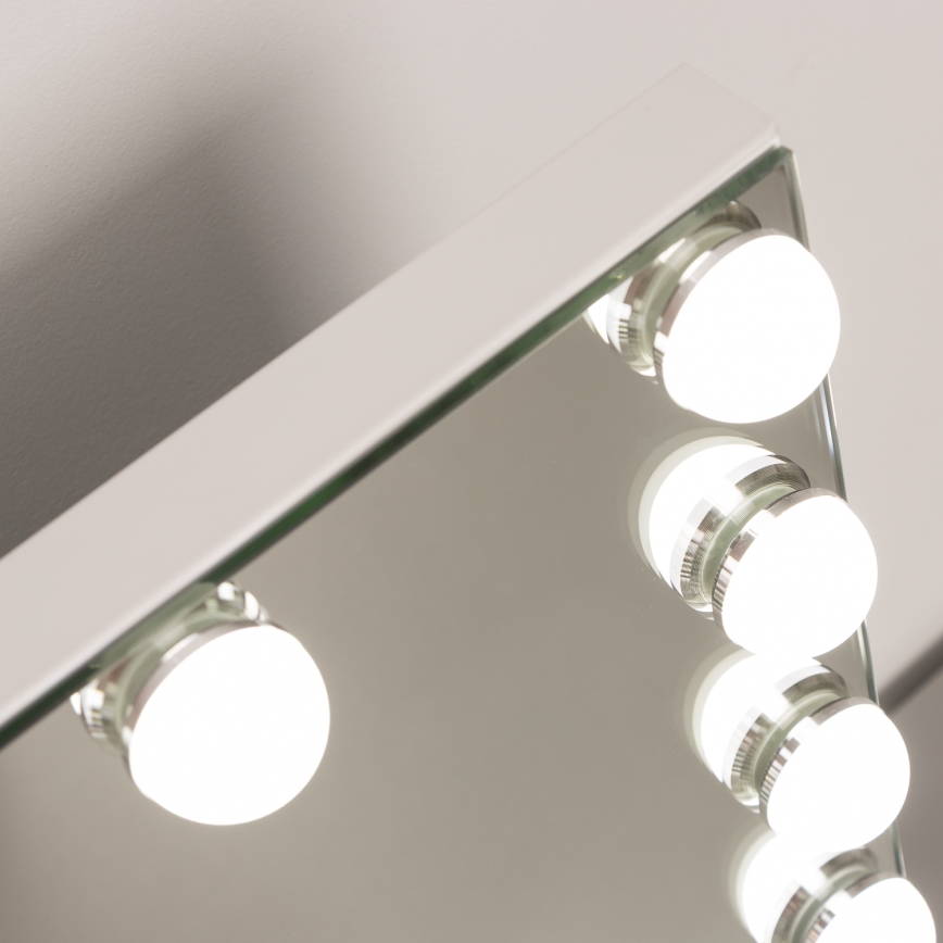 Brilagi - LED himmennettävä meikkipeili HOLLYWOOD LED/15W/230V 3000/4000/6500K
