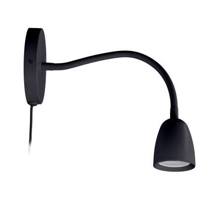 Brilagi - LED Himmennettävä pieni seinävalaisin LED/4W/230V musta