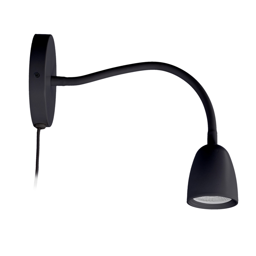 Brilagi - LED Himmennettävä pieni seinävalaisin LED/4W/230V musta