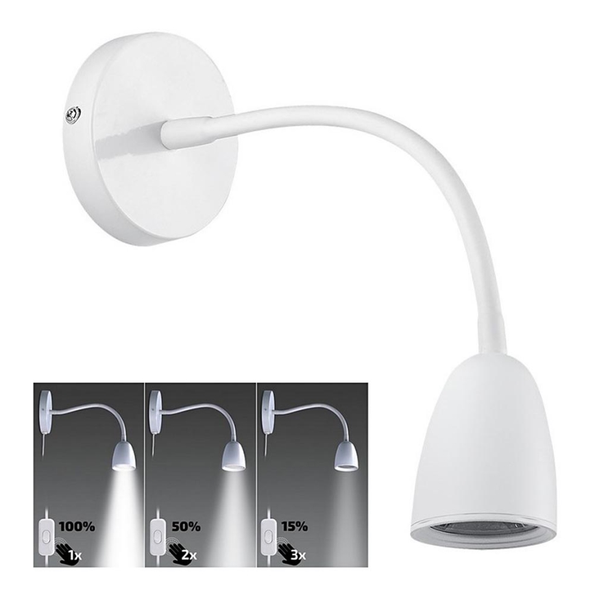 Brilagi - LED Himmennettävä pieni seinävalaisin LED/4W/230V valkoinen