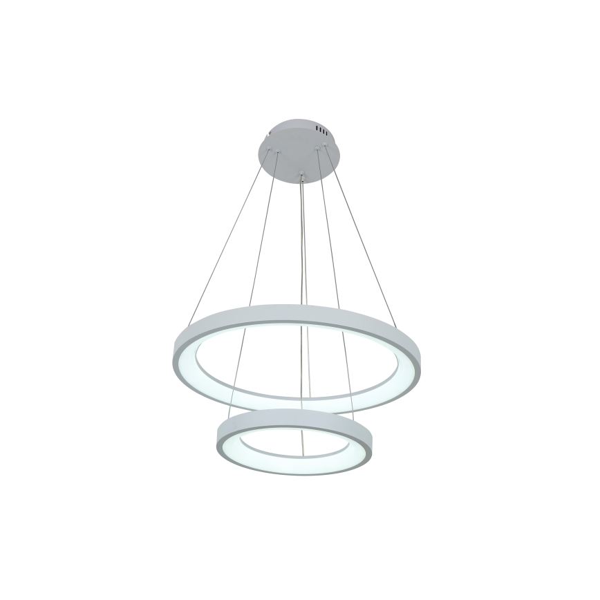 Brilagi - Himmennettävä LED-riippuvalaisin vaijerilla FALCON SLIM LED/68W/230V 3000-6500K halkaisija 50 cm valkoinen + kaukosäädin