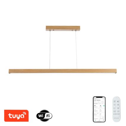 Brilagi - himmennettävä LED-riippuvalaisin vaijerilla OAK SMART LED/30W/230V Wi-Fi Tuya tammi + kaukosäädin