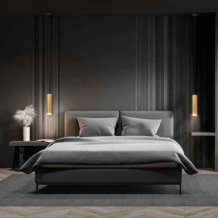 Brilagi - LED RGBW himmennettävä riippuvalaisin kaapelilla SELE 1xGU10/6,5W/230V 2700-6500K musta/kulta