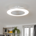Brilagi - LED himmennettävä valaisin tuulettimella AURA LED/38W/230V 3000-6000K valkoinen + kaukosäädin