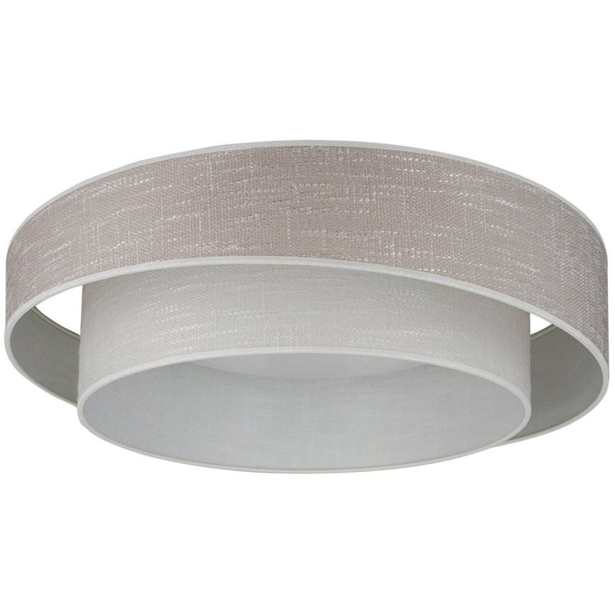Brilagi - Himmennettävä LED-kattovalaisin DOVER SHINE LED/24W/230V 3000/4000/6500K harmaa/kerma + kauko-ohjaus
