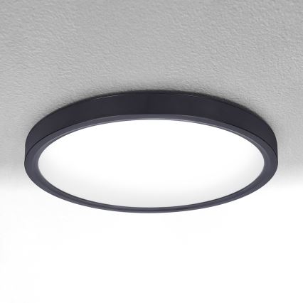 Brilagi - Himmennettävä LED-kattovalaisin ESTELA LED/48W/230V 3000-6500K ø 40 cm musta + kauko-ohjaus