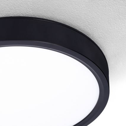 Brilagi - Himmennettävä LED-kattovalaisin ESTELA LED/48W/230V 3000-6500K ø 40 cm musta + kauko-ohjaus