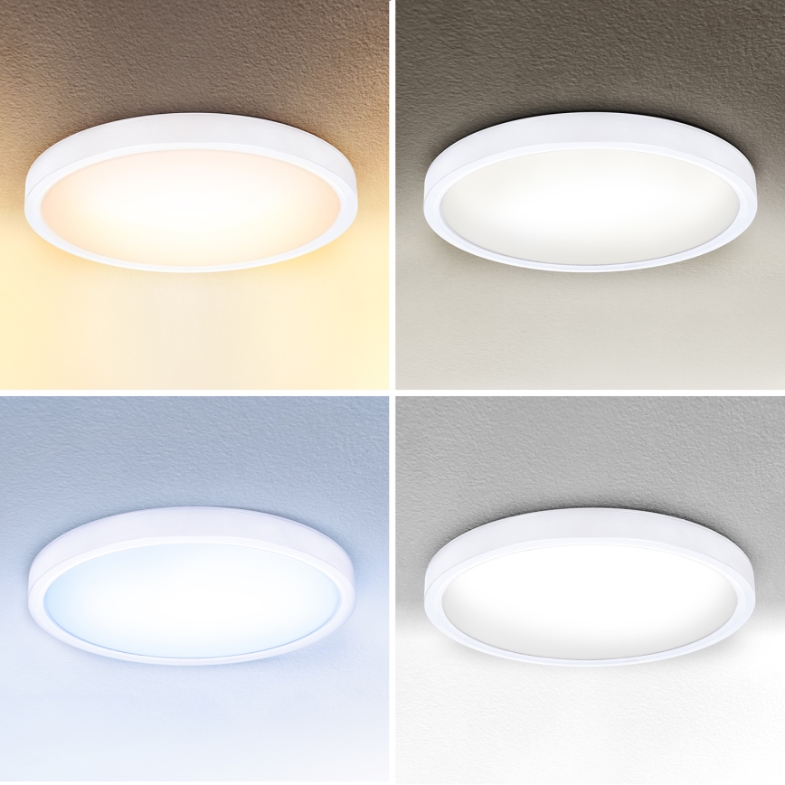 Brilagi - Himmennettävä LED-kattovalaisin ESTELA LED/48W/230V 3000-6500K ø 40 cm valkoinen + kauko-ohjaus