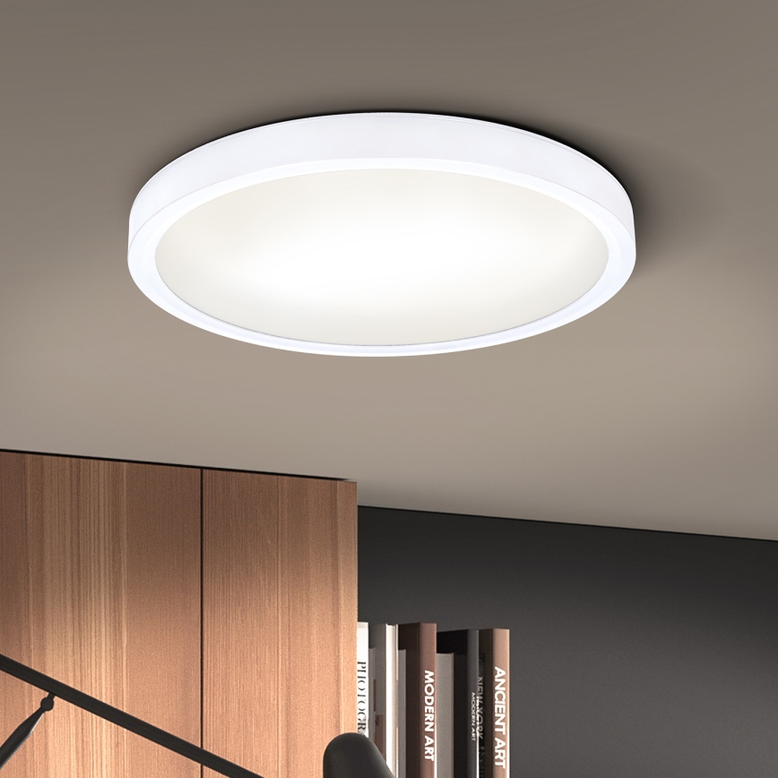 Brilagi - Himmennettävä LED-kattovalaisin ESTELA LED/48W/230V 3000-6500K ø 40 cm valkoinen + kauko-ohjaus