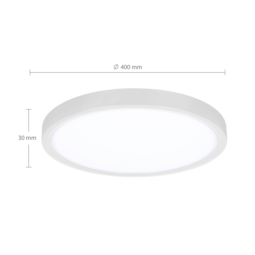 Brilagi - Himmennettävä LED-kattovalaisin ESTELA LED/48W/230V 3000-6500K ø 40 cm valkoinen + kauko-ohjaus