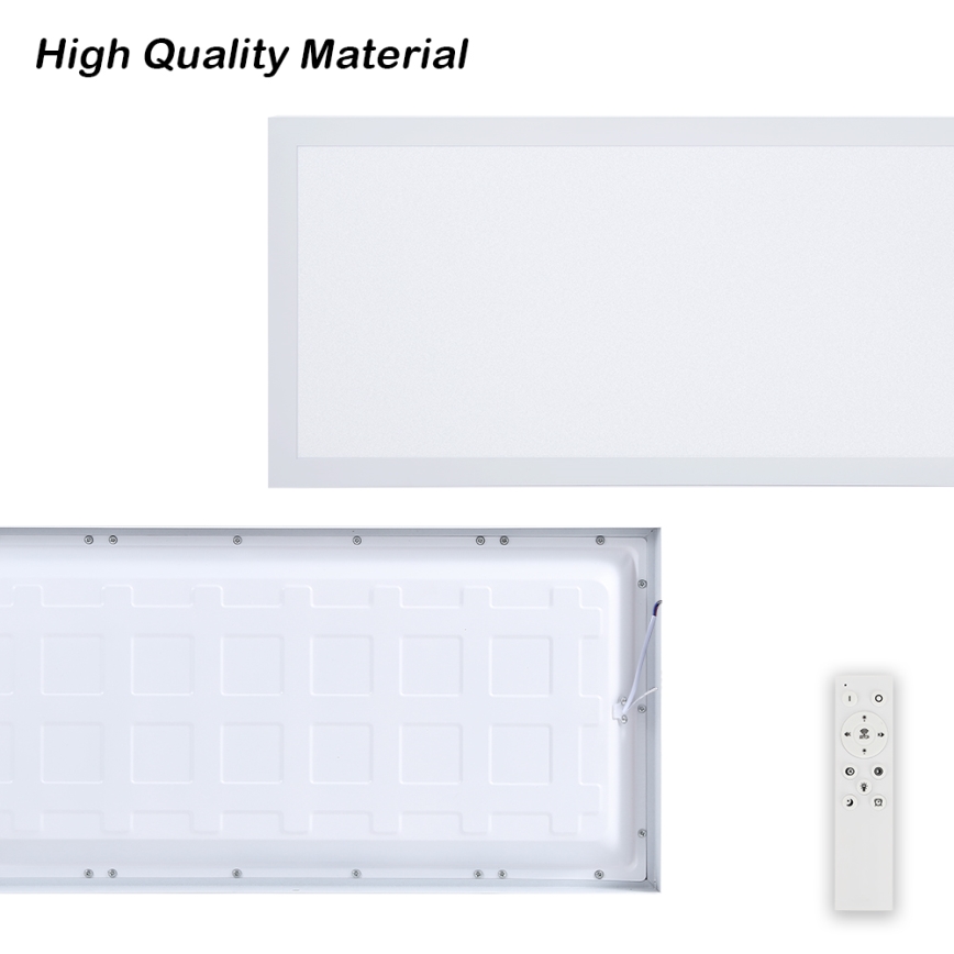 Brilagi - Himmennettävä kylpyhuoneen LED-kattovalaisin FRAME SMART LED/30W/230V 30x60 cm 3000-6000K IP44 valkoinen + kauko-ohjaus