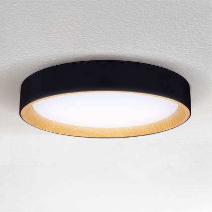 Brilagi - Himmennettävä LED-kattovalaisin LARIOS LED/60W/230V 3000-6500K ø 49 cm musta + kauko-ohjaus