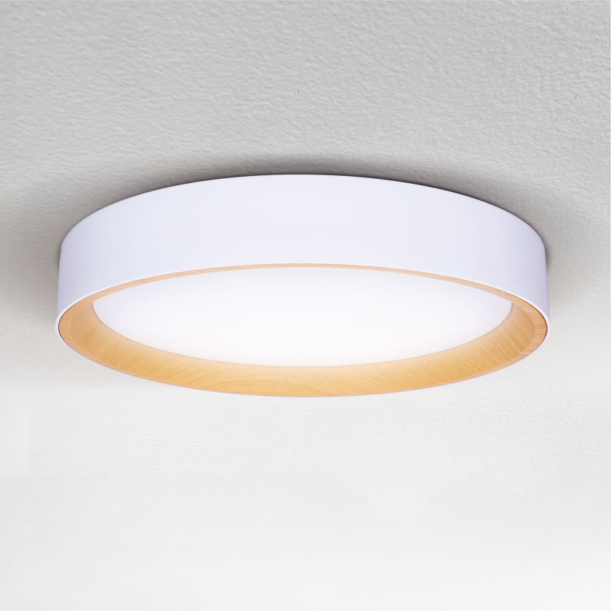 Brilagi - Himmennettävä LED-kattovalaisin LARIOS LED/60W/230V 3000-6500K ø 49 cm valkoinen + kauko-ohjaus