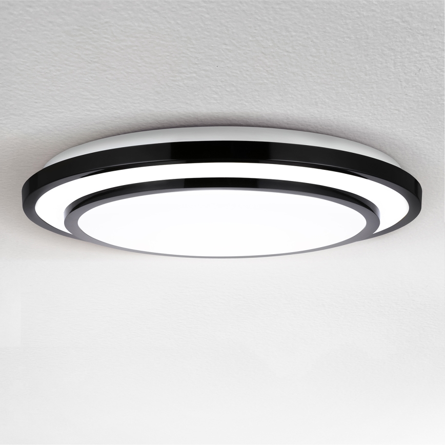 Brilagi - Himmennettävä LED-kattovalaisin LUCIANO LED/48W/230V 3000-6500K ø 39 cm musta + kauko-ohjaus