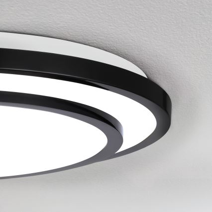 Brilagi - Himmennettävä LED-kattovalaisin LUCIANO LED/48W/230V 3000-6500K ø 39 cm musta + kauko-ohjaus