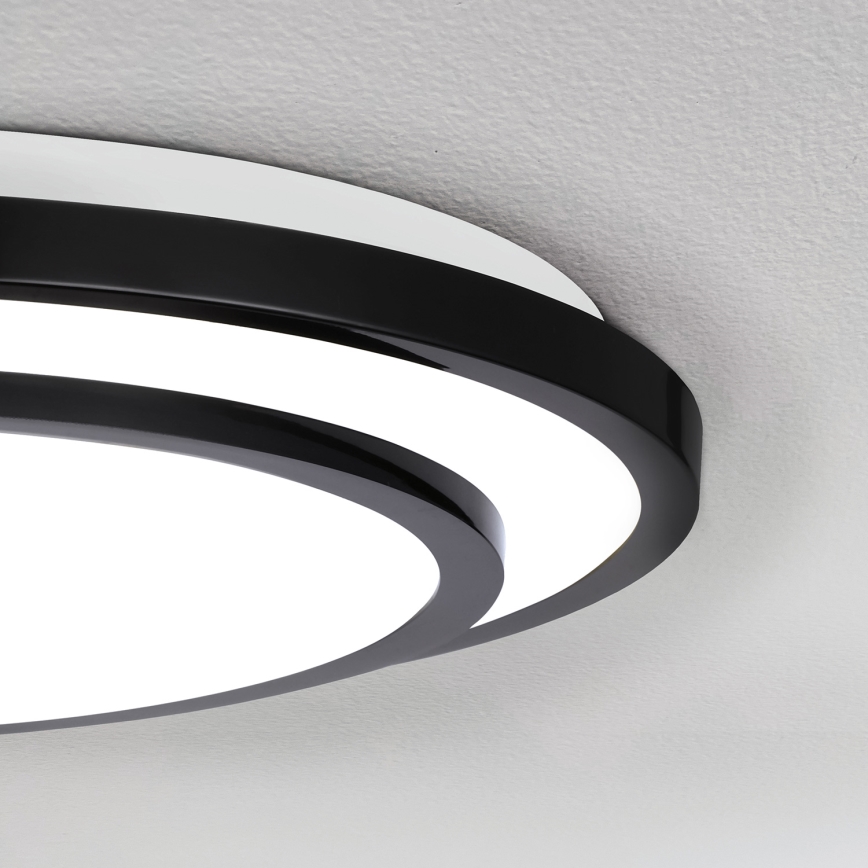 Brilagi - Himmennettävä LED-kattovalaisin LUCIANO LED/48W/230V 3000-6500K ø 39 cm musta + kauko-ohjaus