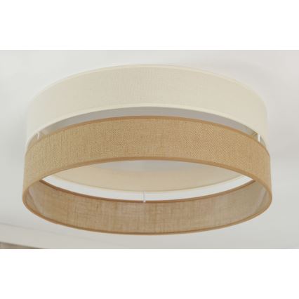 Brilagi - Himmennettävä LED-kattovalaisin ROYAL YUTE LED/24W/230V halkaisija 45 cm 3000/4000/6500K beige/kerma  + kauko-ohjaus