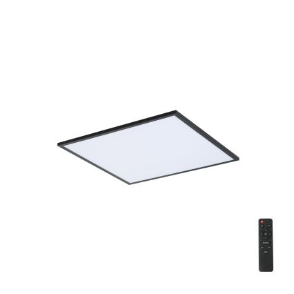 Brilagi - Himmennettävä LED-kattovalaisin SLIMFRAME LED/36W/230V 45x45 cm 3000-6000K musta + kauko-ohjaus