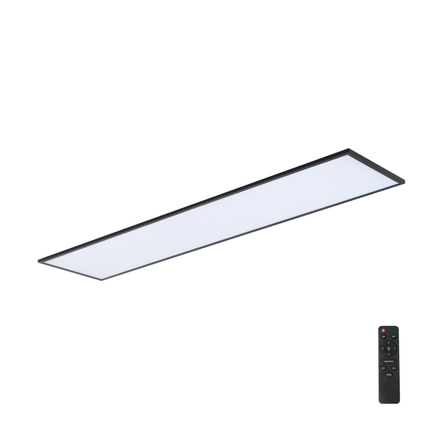 Brilagi - Himmennettävä LED-kattovalaisin SLIMFRAME LED/58W/230V 120x30 cm 3000-6000K musta + kauko-ohjaus