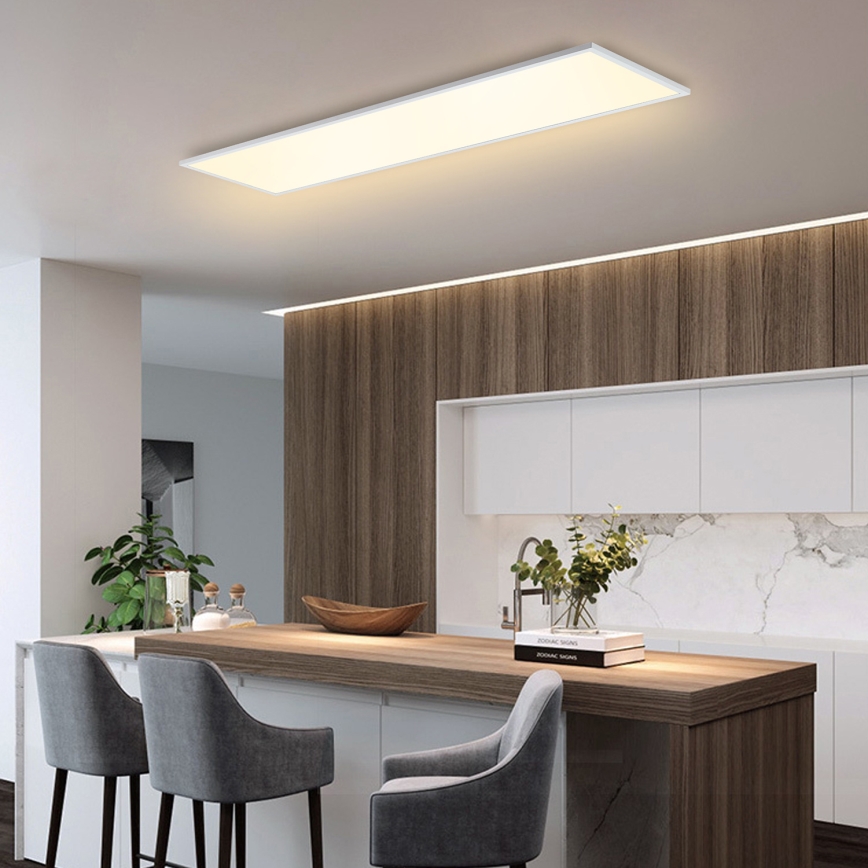 Brilagi - Himmennettävä LED-kattovalaisin SLIMFRAME LED/58W/230V 120x30 cm 3000-6000K valkoinen + kauko-ohjaus