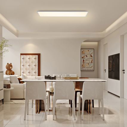 Brilagi - Himmennettävä LED-kattovalaisin SLIMFRAME LED/58W/230V 120x30 cm 3000-6000K valkoinen + kauko-ohjaus