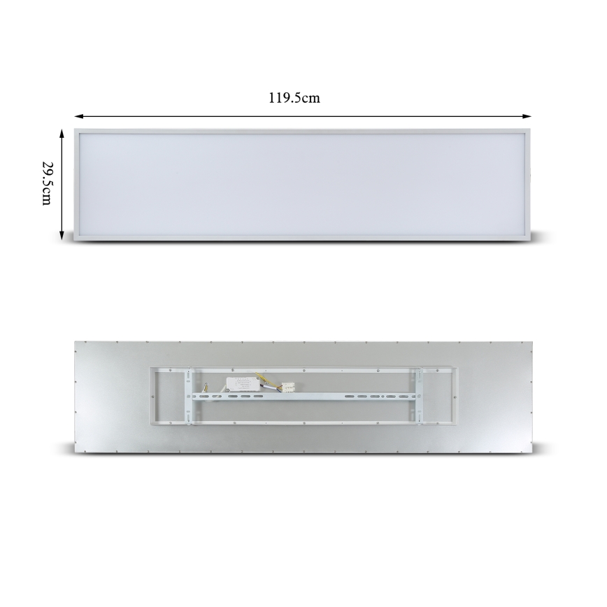 Brilagi - Himmennettävä LED-kattovalaisin SLIMFRAME LED/58W/230V 120x30 cm 3000-6000K valkoinen + kauko-ohjaus