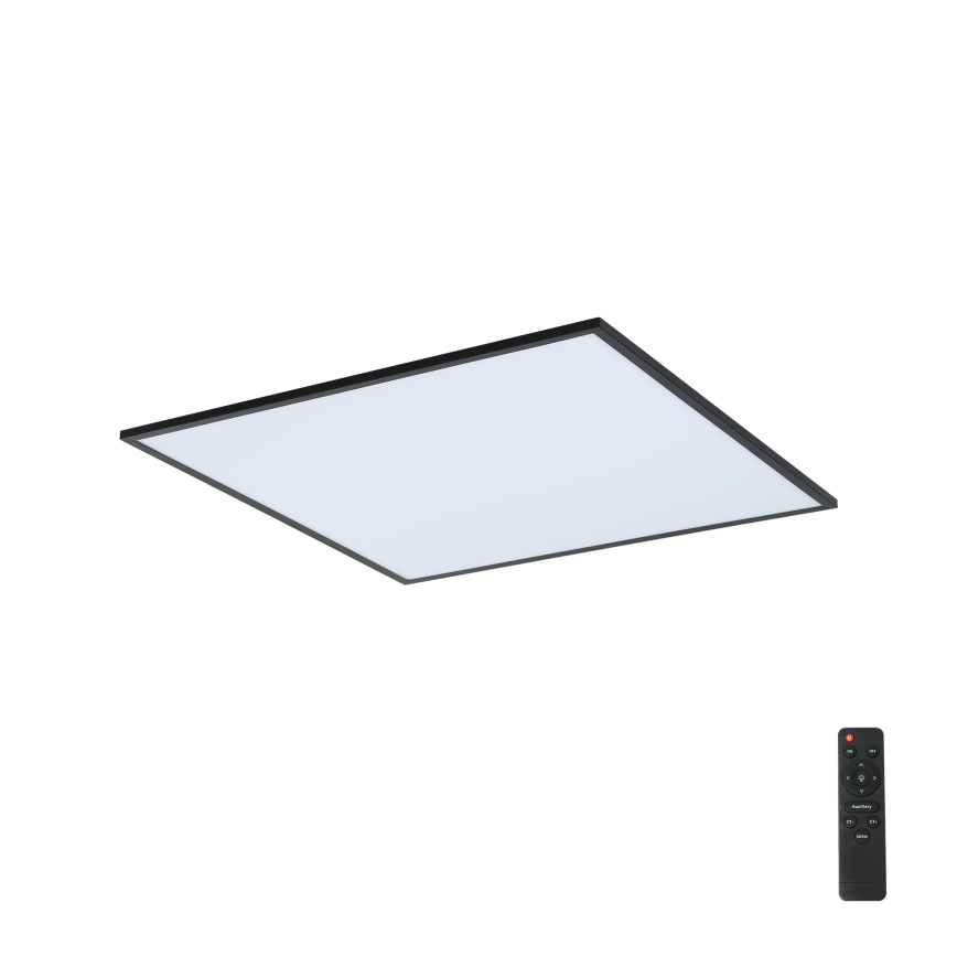 Brilagi - Himmennettävä LED-kattovalaisin SLIMFRAME LED/58W/230V 60x60 cm 3000-6000K musta + kauko-ohjaus